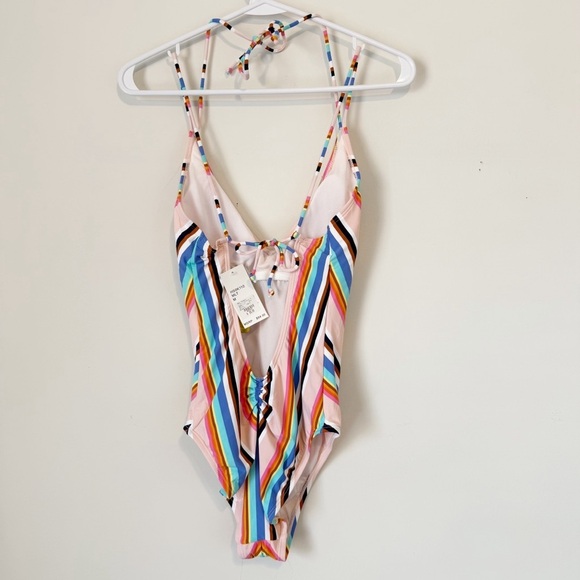 NWT Hobie Women's Standard Double Strap One Piece Swimsuit M - Picture 7 of 11